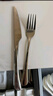 Edo316L不锈钢刀叉勺套装 成人牛排优雅西餐餐具餐刀餐勺餐叉三件套 实拍图