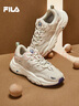 FILA 斐乐运动鞋女MARS II 火星系列二代秋秋季时尚复古跑步鞋女 奶白/木薯粉-GT 38 实拍图