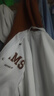 DESSO唐狮集团夹克男春秋季外套连帽假两件休闲棒球服 白色 L 实拍图