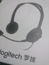 罗技（Logitech）H110 多功能立体声耳麦 3.5mm有线头戴式耳机 电脑笔记本双插头耳机 单个装 实拍图