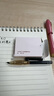 毕加索（pimio）钢笔礼盒书签时尚套装 高端成人生日毕业礼物女学生练字商务礼品墨水笔 5517珍珠红 实拍图
