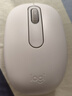 罗技（Logitech）M196 无线蓝牙鼠标 办公鼠标 笔记本商务办公家用 小巧便携 对称手型 珍珠白 实拍图