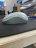 罗技（Logitech）M221 轻音鼠标 无线鼠标 办公鼠标 对称鼠标 带无线微型接收器 薄荷绿 实拍图