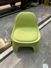 麦田儿童凳家用塑料小凳子客厅矮凳换鞋凳儿童靠背椅子浴室防滑洗澡凳 靠背护腰-绿色中号【加厚防滑 圆润边角】 实拍图