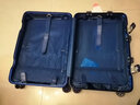 瑞戈瑞士RUIGOR瑞戈全铝镁合金拉杆箱男行李箱商务拉杆箱20英寸旅行箱 蓝色|氧化款 20英寸 实拍图