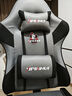 南皇电竞椅游戏椅子电脑椅人体工学椅可躺久坐舒服力学椅宿舍休闲办公 4代-科技布灰-乳胶-4级气杆-155°无极躺 155-180度(含) 可旋转可升降扶手 -铝金脚 实拍图