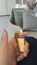 超薄珍珠打火机金属砂轮明火充气实用礼品打火机锌合金 金色 单机 1个 实拍图
