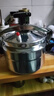 万宝高压锅大容量商用酒店压力锅蒸饭食堂煮粥防爆 防爆铝合金通用款 18cm 3L 实拍图