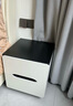御乐欣床头柜卧室实木床边柜家用小户型多抽储物柜大容量收纳床头小柜子 【双抽黑底座】50*41*45cm 实拍图