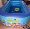 曼比鱼 儿童游泳池环保宝宝游泳池桶婴儿游泳池家用儿童充气游泳池浴盆 三层250cm电泵尊享套餐 实拍图