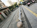 市政道路护栏马路人行道隔离防护栏铁艺栅栏特厚车场防撞市政护栏 常规款单加立柱底座 实拍图