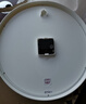 天王星（Telesonic）挂钟 客厅现代简约安静圆形石英寸挂表 Q7703-1白色35cm 实拍图