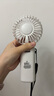 COZA【金榜推荐】手持小风扇迷你便捷折叠支架usb风扇桌面挂脖式户外学生宿舍办公室充电随身小电扇 简约白丨可用6天丨5档强风丨智能数显丨带底座挂绳 实拍图