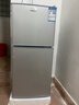 YZR小冰箱家用小型出租屋宿舍双门冷藏冷冻大容量1级节能省电冰箱 148银双门【自动除霜3天1度电】高90cm 实拍图
