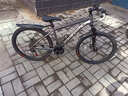 兰令山地自行车成人男女变速青少年中小学生车越野户外骑行赛单车 【高碳钢】R780-辐条轮-骑士灰 26寸轮组 （适合160-180cm） 21速入门版 实拍图