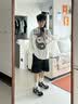 环球休闲板鞋男款2026春夏季新款轻便内增高德训鞋潮流百搭男鞋赛车鞋 实拍图