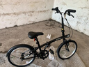 迪卡侬TILT100折叠车20寸男女轻便便携城市通勤上班轻量单车OVB1 黑色 20英寸 实拍图
