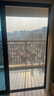 素酷折叠纱门推拉式隐形防蚊门帘纱窗门铝合金无轨伸缩沙门家用入户门 咖啡色框+灰网+铝合金边框 可加 定制尺寸联系算价 实拍图
