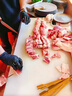 京东跑山猪黑猪去皮五花肉块4斤 烤肉炒菜食材 生鲜冷冻 红烧肉原料 实拍图