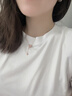 森之恋纯银项链女生2025新款轻奢小众高级感女士项链银饰吊坠送女友礼物 玫瑰金-精美礼盒 实拍图