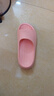 京东京造【泡泡云】踩屎感厚底轻盈防滑外穿拖鞋新款拖鞋女士 浅粉35-36 实拍图