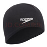 速比涛（Speedo）儿童泳帽舒适透气速干游泳布帽游泳训练装备 黑色 实拍图