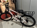 凤凰（Phoenix） 上海凤凰山地自行车成人男士女式学生变速宽胎越野赛车公路单车 铝架辐条轮粉【省力全轴承】 24寸24速【参考:138-168cm】 实拍图