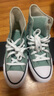 匡威（Converse）官方 All Star男女运动高帮帆布鞋豆沙绿绿色A06563C A06563C 36.5 实拍图
