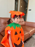甜蜜点万圣节服装儿童男女孩cosplay服饰装扮南瓜服披风演出道具装饰 实拍图
