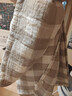 京东京造全棉纱布盖毯 100%全棉可机洗毛巾被 A类毛毯子 日式咖1.5x2m 实拍图