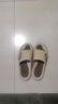 回力运动拖鞋男浴室内户外减震防滑厚底凉拖鞋HL39651卡其色46-47码 实拍图