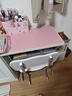 树浩儿童学习桌椅套装学校同款可调节升降书桌写字桌小学生家用课桌椅 【冲量特惠】双柱课桌椅·粉色 实拍图