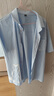 真维斯（Jeanswest）冰丝短袖衬衫男士外套夏季薄款工装潮牌宽松上衣夏天高级感衬衣服 【冰丝凉感】浅蓝色(月下猫) L (175) (收藏加购优先发) 实拍图