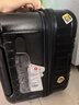 大嘴猴（paul frank）超大容量行李箱女拉链密码拉杆箱网红男轻音万向轮旅行箱学生皮箱 经典黑/加大加宽/抑菌升级款 24英寸 实拍图