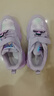 鸿星童品牌断码专柜儿童运动鞋女童老爹鞋秋冬季透气皮面女孩中小童 5972紫色 偏小一码内长准 34 内长约21.3cm 实拍图
