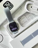 Apple/苹果 Watch Series 10 智能手表GPS款46毫米银色铝金属表壳丹宁色运动型表带M/L MX223CH/B 实拍图