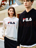 FILA斐乐官方情侣款连帽卫衣2025秋季休闲宽松针织长袖上衣 实拍图