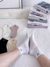 佰姿缘诸暨袜子女士春秋季中短筒袜纯棉无骨可爱小熊白色夏季薄款月子袜 【五双装】每色1双 均码 【收藏加购优先发货】 实拍图