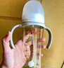 自然离乳PPSU重力球吸管奶瓶双把手330ml12月+(附带奶嘴12月*2支) 实拍图