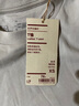 无印良品（MUJI） 女式 双罗纹编织 T恤 休闲百搭 短袖女夏季薄荷曼波风 浅灰色 2S XS 实拍图