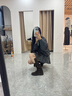 百丽（Belle）张月同款荒野来信西部靴女冬季新款商场绒面堆堆长靴3QFC3DG5 深啡色长筒-单里 35 (225mm) 实拍图