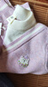 多妙屋女童毛衣儿童加厚秋冬款线衣大童秋季新款洋气上衣宝宝针织打底衫 香芋紫 10677 120 实拍图
