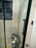 东鹏三联动淋浴房淋浴隔断小户型卫生间干湿分离玻璃隔断可下沉式 1.1-1.19米|高2米 极窄边框 边框颜色可选，枪灰/雅黑/亮银 实拍图