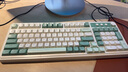 狼蛛（AULA）S99无线蓝牙有线三模键盘机械手感 游戏电竞专用RGB背光拼色静音键盘鼠标套装mac电脑键盘 S99原野绿【三模/RGB】+RGB无线鼠标 实拍图