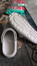 男士外穿EVA拖鞋男沙滩鞋居家凉拖女拖鞋软底一字拖洞洞鞋凉拖鞋 灰色 40 -41【尺码偏小】 实拍图