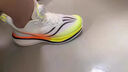 回力瑞赤兔Pro儿童专业跑步鞋男秋季皮面防水中7大童学生版轻便运动跑鞋 白桔绿【送太空手表】 网面透气 35 实拍图