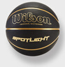 Wilson威尔胜SPOTLIGHT系列成人篮球室内外通用黑金7号篮球 实拍图
