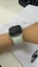 MSSM适用苹果手表表带apple watch S12/11硅胶磁吸iwatch s10/9/se3/Ultra4/3/2回环运动表带 淡薄荷 实拍图