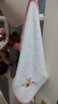 【洁丽雅同厂】婴儿刺绣小方巾超柔新生宝宝儿童洗脸巾24*24cm 体验装1条 实拍图