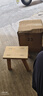 美佳朗全实木靠背椅家用凳子成人木板凳儿童凳换鞋凳跳舞矮凳小木头椅子 矮凳高22 图二无漆无靠背款 实拍图